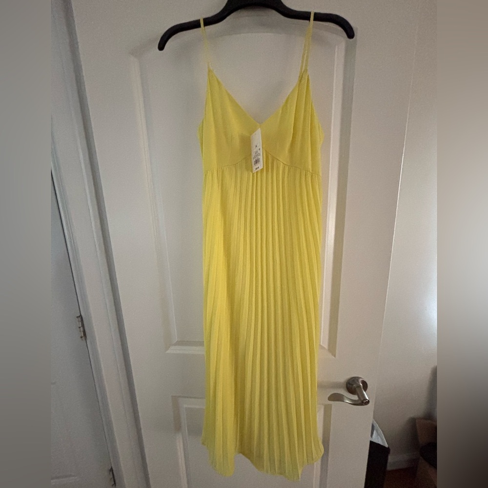 a new day Yellow Midi Dress